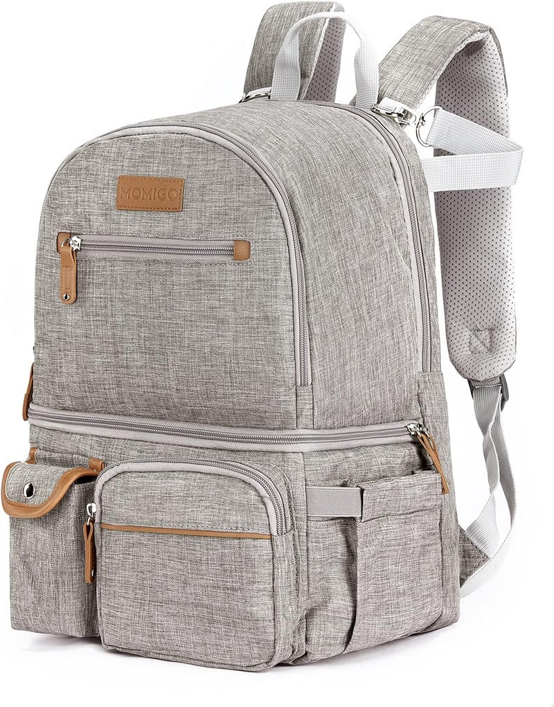 MOMIGO Breast Pump Backpack - Grey - Image 1